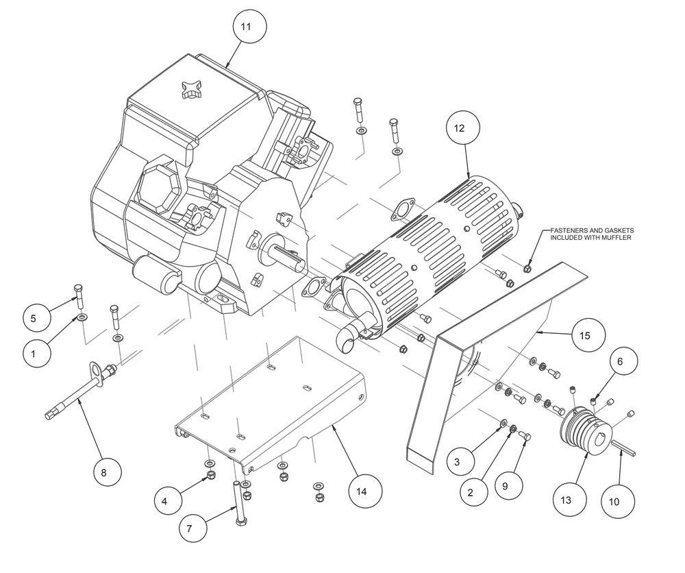 Section 08 Diagram and Parts List for MK-2422SSP 170956 MK Diamond Concrete Saw